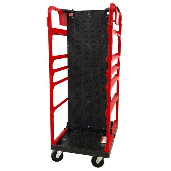 Effizient 23” Peg-board Cart, 2 swivel casters w/brake, 2 swivel casters. EF 23PEGP115P0